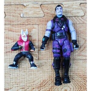 Fortnite Dark Jonesy 4" and Drift 2" Action Figure Lot of 2